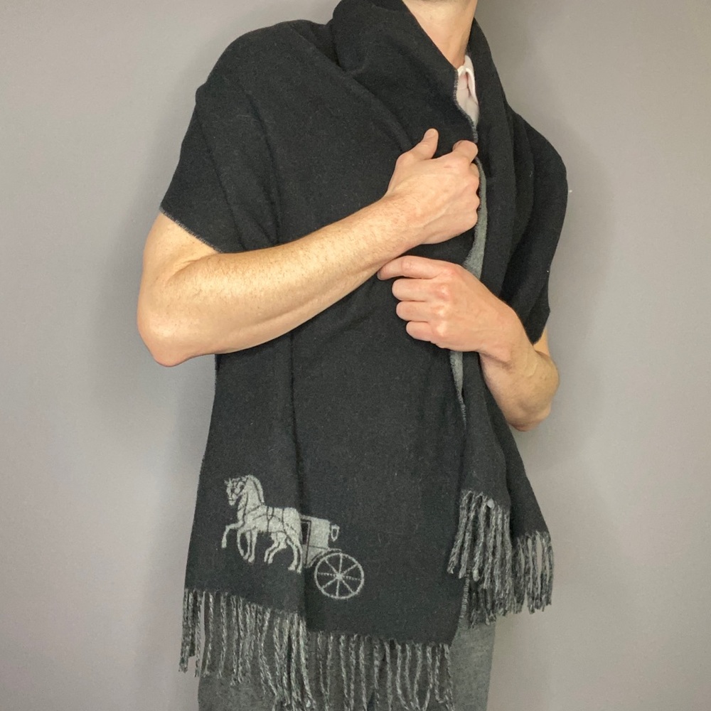 COACH wool scarf - Picture 3 of 7